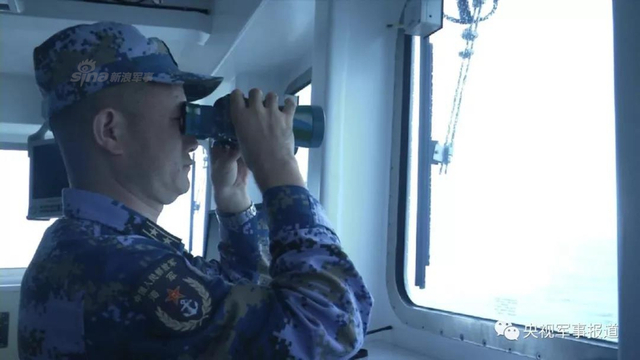 个小作用大！我南海舰队056护卫舰珠江口演练救援