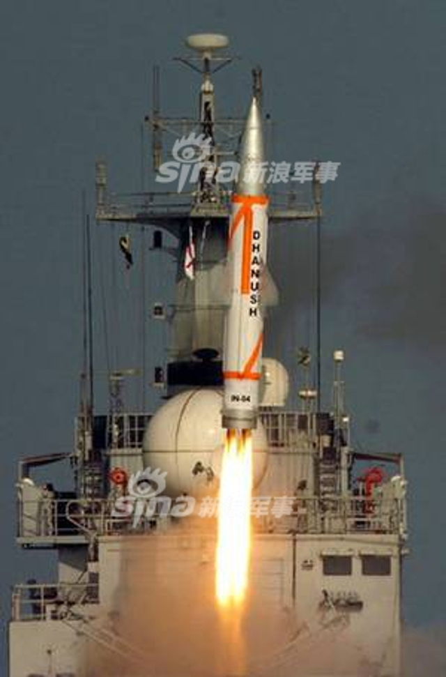 威慑中国印度洋舰队？印度竟出动神秘舰载弹道导弹