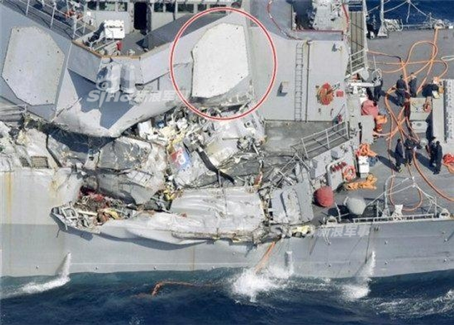 修好再闯中国南海？美军撞船军舰返回美国港口维修