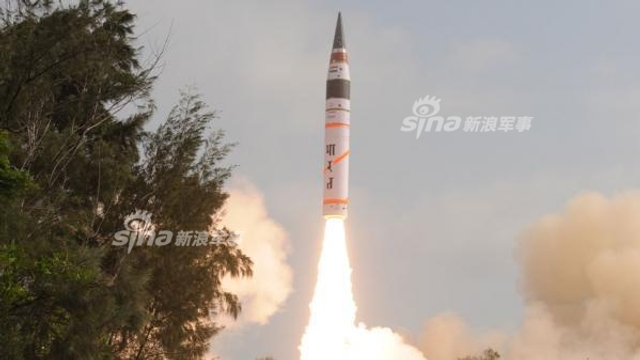 能打到中国东北?印度烈火5洲际导弹第五次成功发射