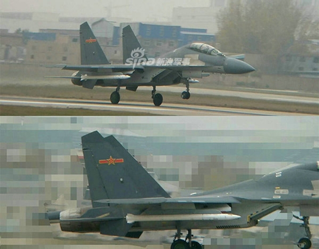 国产发动机给力!我军歼16晨曦出击曝光蓝色尾焰