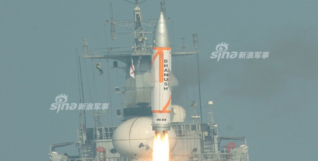 威慑中国印度洋舰队？印度竟出动神秘舰载弹道导弹