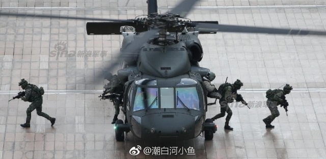 台军演练突袭解放军指挥部 姿势销魂满满日式风