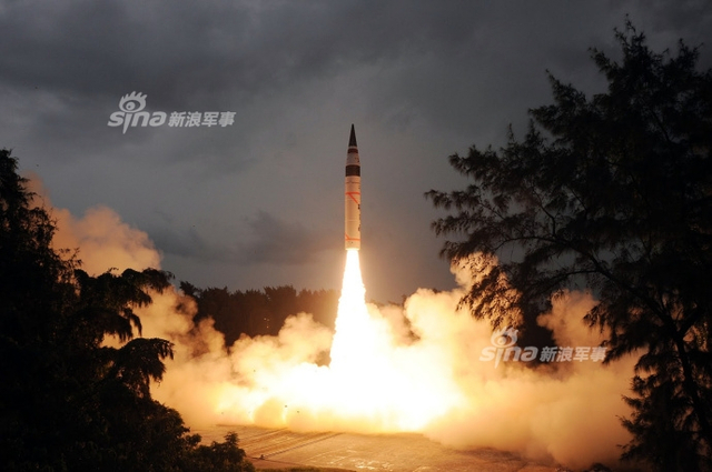 能打到中国东北?印度烈火5洲际导弹第五次成功发射