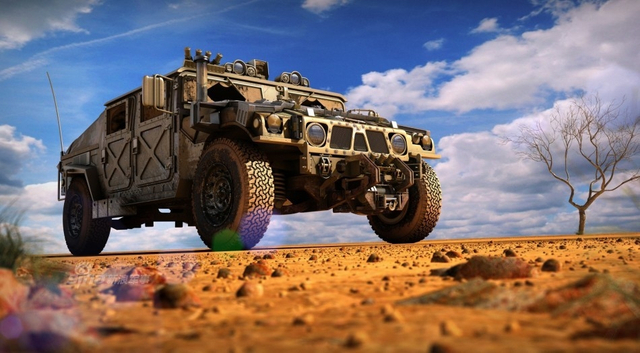 我军坦克表示不敢惹！台军士兵干爆悍马车 战力超路边炸弹