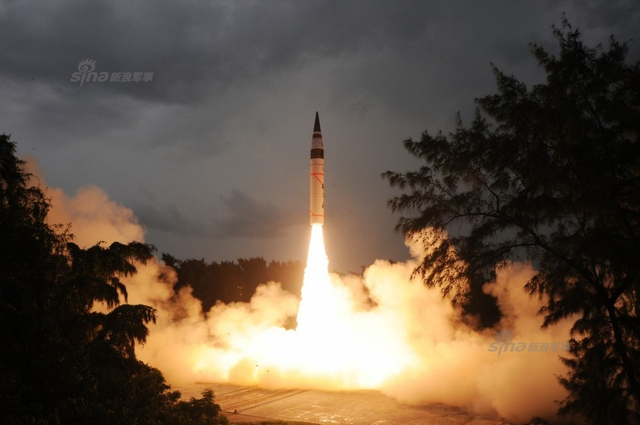 能打到中国东北?印度烈火5洲际导弹第五次成功发射