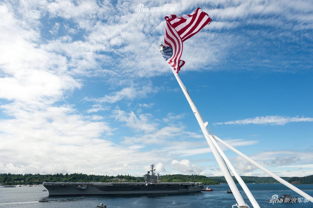 这是称霸世界的理由！美国航母一张照曝最强实力