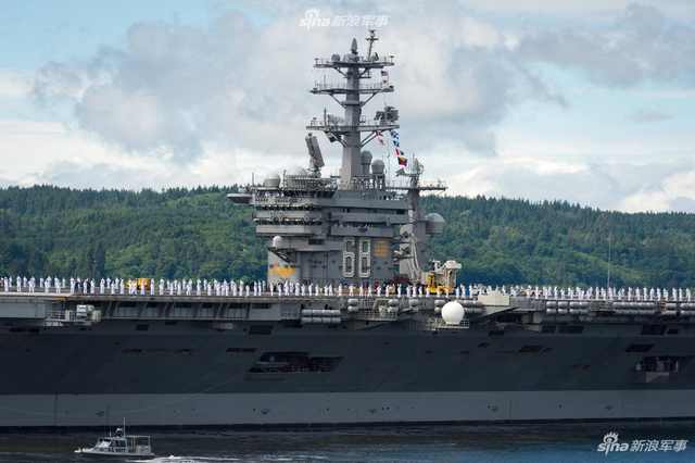 这是称霸世界的理由！美国航母一张照曝最强实力