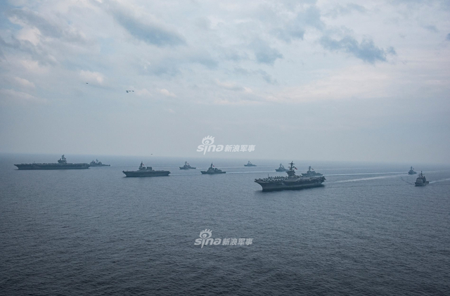 这是称霸世界的理由！美国航母一张照曝最强实力