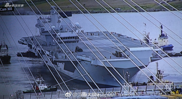 中国航母也要加把劲！英国女王号航母首次试航