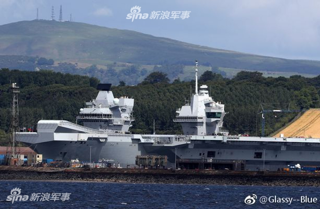 中国航母也要加把劲！英国女王号航母首次试航