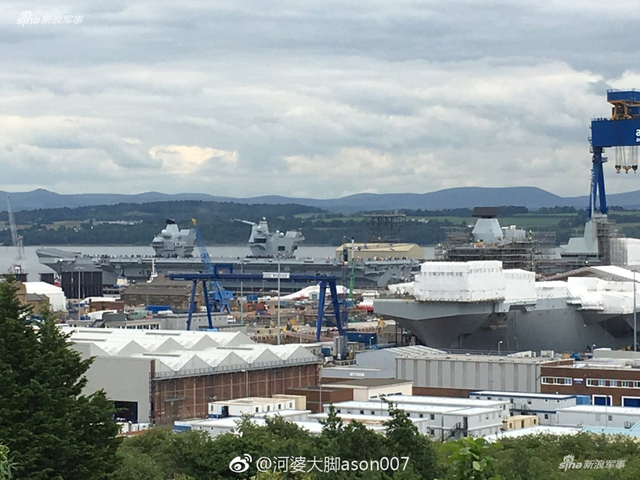 中国航母也要加把劲！英国女王号航母首次试航