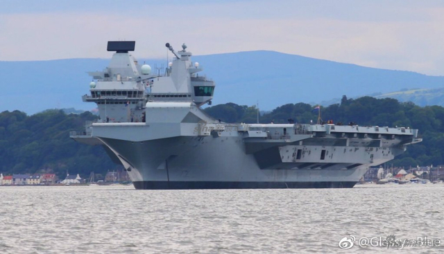 中国航母也要加把劲！英国女王号航母首次试航