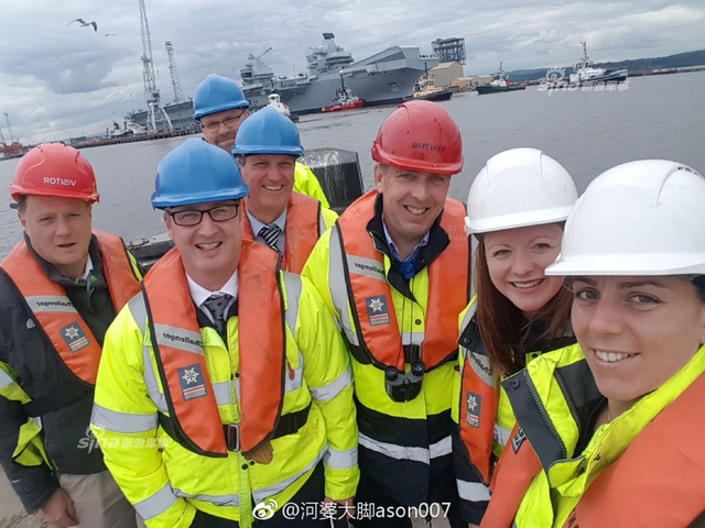 中国航母也要加把劲！英国女王号航母首次试航