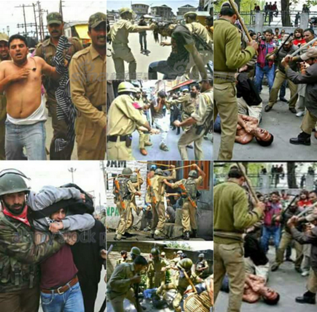 克什米尔紧张！印度军队将活人绑吉普车上当盾牌