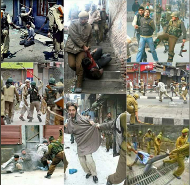 克什米尔紧张！印度军队将活人绑吉普车上当盾牌