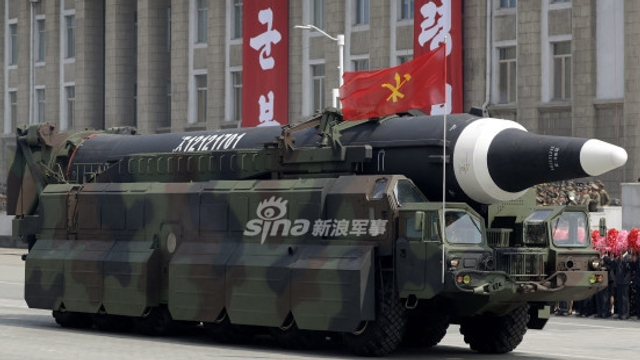 朝鲜导弹第3次穿越日本上空 或为火星12全射程测试