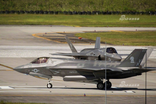 中国周边秀武力？美军公开驻日本基地F35B出动猛图