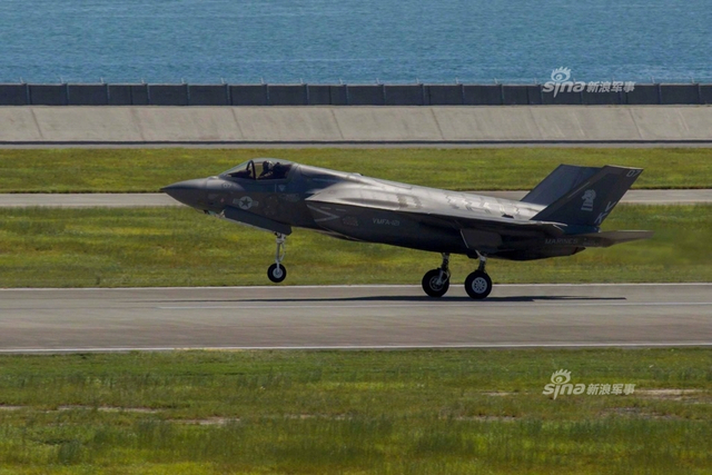 中国周边秀武力？美军公开驻日本基地F35B出动猛图