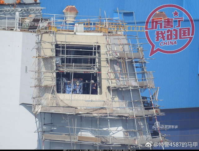 国产航母的舰岛CG图再来！雷达已经隐身处理
