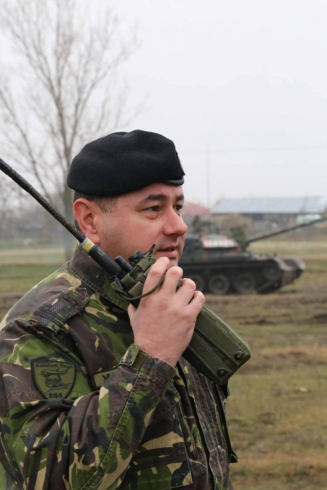 12/162017年12月,罗马尼亚陆军和美国军队的坦克兵联合战术演习期间