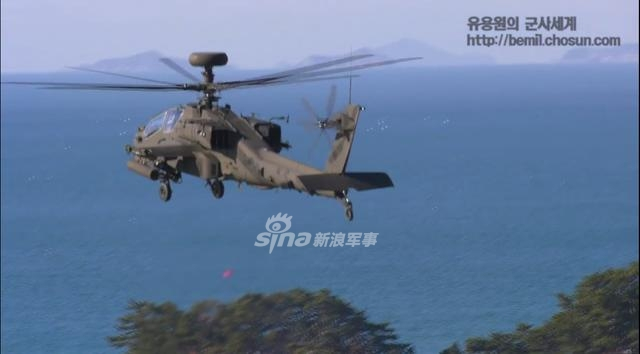 要打朝鲜无人机?韩国阿帕奇武直首次发射空空导弹
