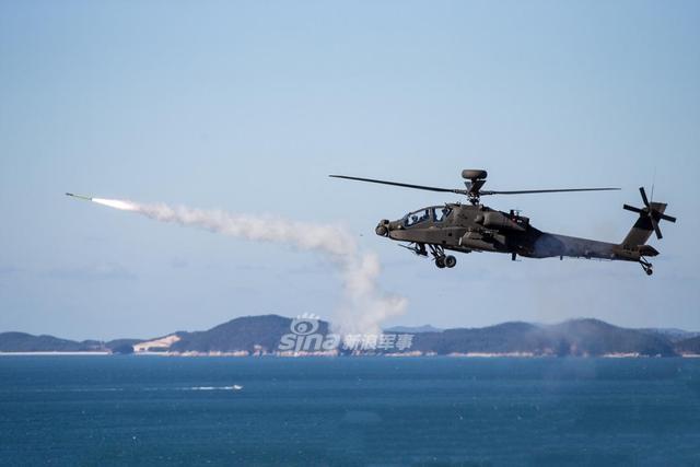 韩阿帕奇武直首次发射空空导弹