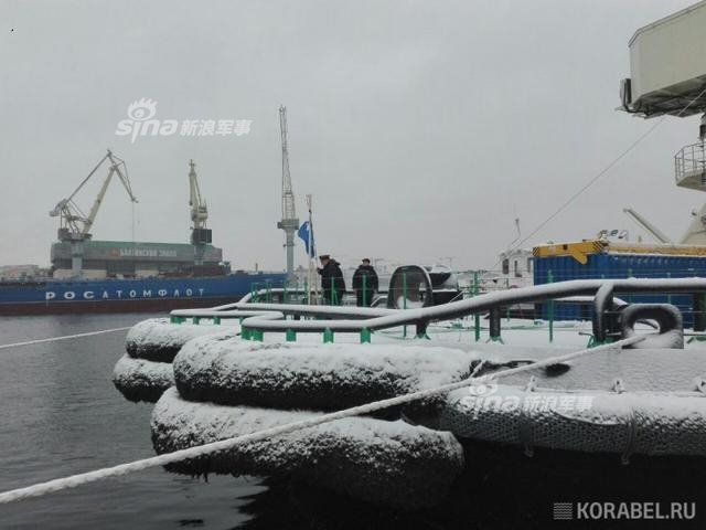 俄海军接收新型破冰船 和美国夺取北极更添胜算