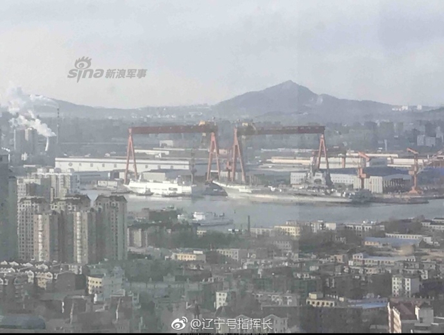 一天一汇报！我国产002型航母舰岛很多手架都拆掉了