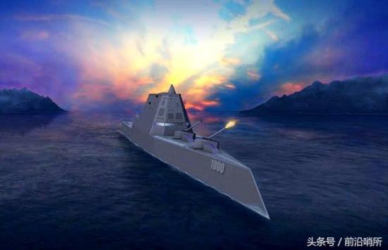 朱姆沃尔特级驱逐舰CG图