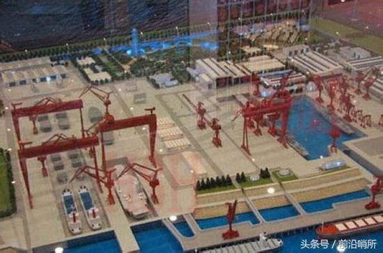 长兴岛造船基地等比例模型