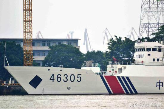 舷号46301的海警船