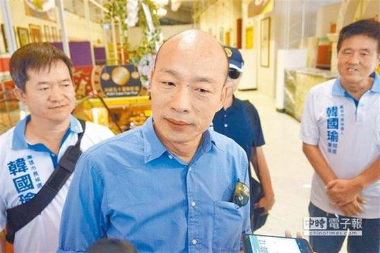 韩国瑜 图“中时电子报”