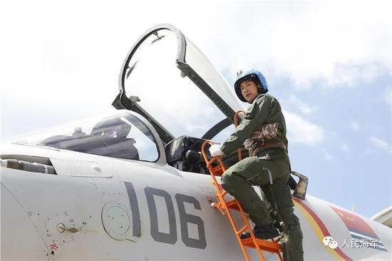 ▲海军特级飞行员袁伟（资料图）