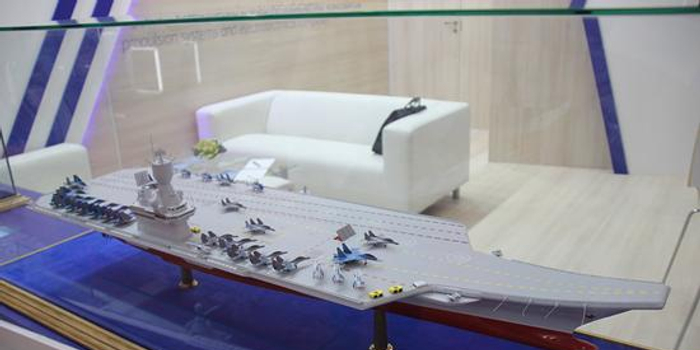 俄军最新航母设计曝光 排水量比中国002型小1