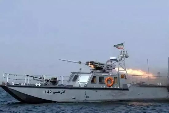 伊朗导弹艇有很强的水道封锁能力