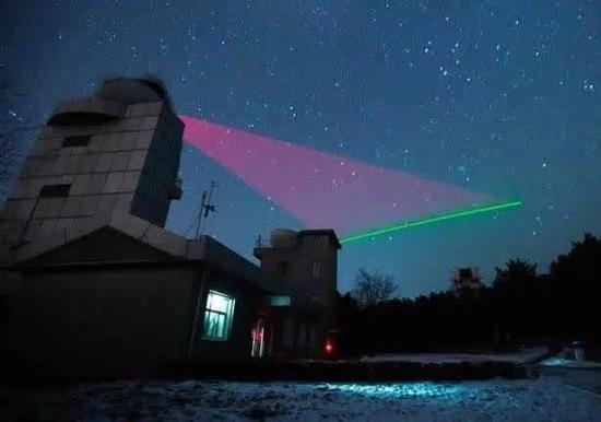 中国量子雷达探测示意图