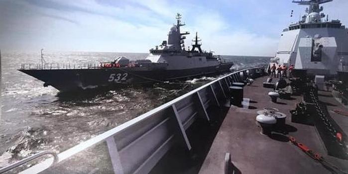 中俄海军实力对比逆转巨大 我052D舰全方位碾