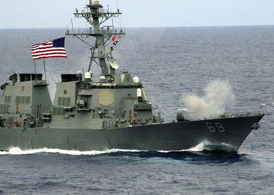 （图为USS Milius DDG 69 一艘Flight I 的勃克级驱逐舰）