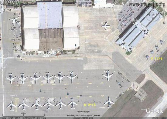 廷克空军基地的预警机多如牛毛