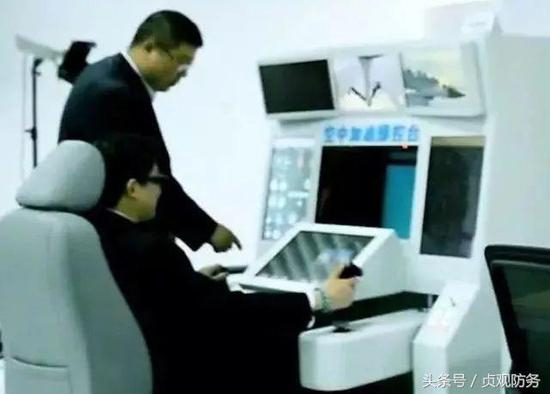 △疑似试验中的运-20电子化加油显控界面