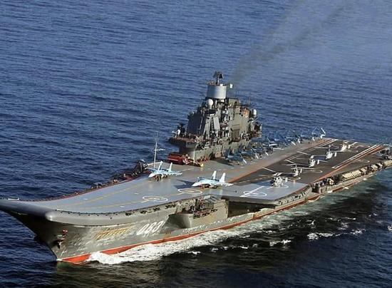 图注：库兹涅佐夫号航母