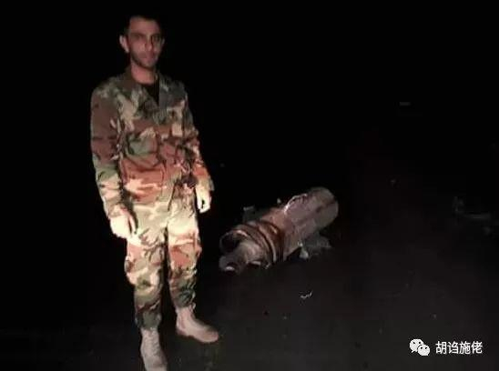 ▲ 另一发“战斧”巡航导弹的残骸，同样不知道生前遭遇了什么