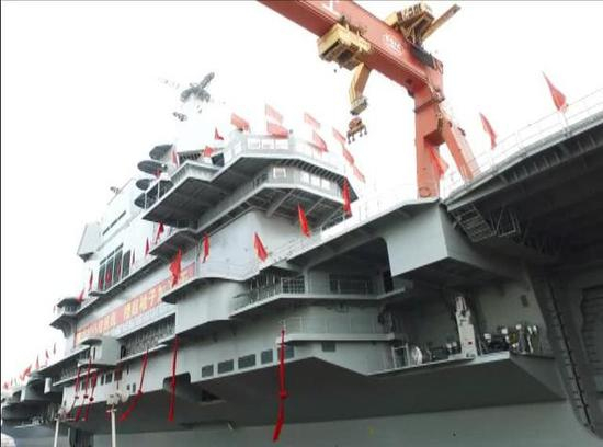 图片：中国航母建造速度可以说是时代的速度。