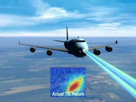 图片：精确追踪和指向目标使激光束能够在一定时间内灼穿导弹外壳，是激光攻击机的关键。