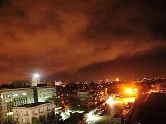 空袭下的大马士革