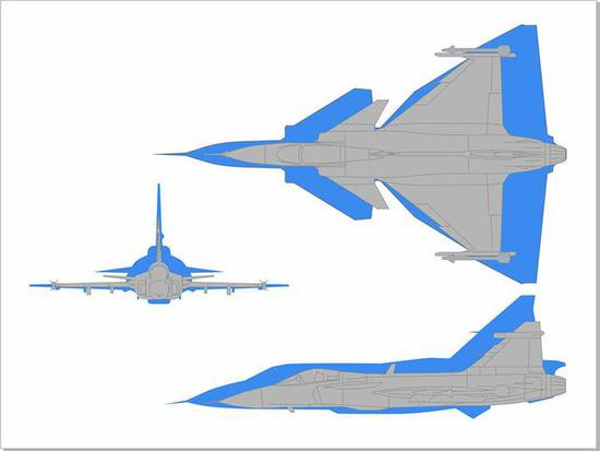 飞机小了一大圈，性能指标还提高了，这就是鸭式布局给飞机设计师带来的红利