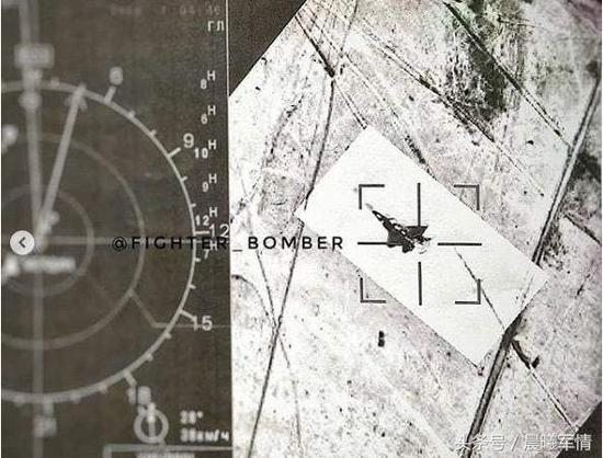 苏35锁定F22的画面