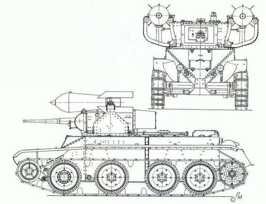 RBT-5火箭坦克设计图