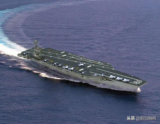 福特号航母CG图